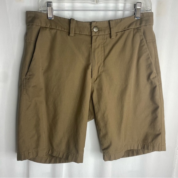 Lululemon Commission Short *Qwick Chino 9" Size 30 Tan Brown - Picture 1 of 8